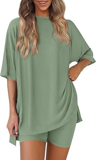 Summer Shorts Suit Fashion Loose Short-sleeved