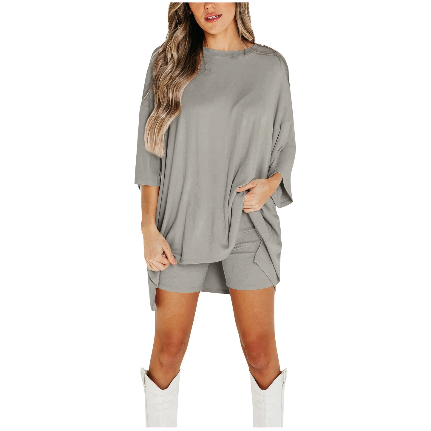 Summer Shorts Suit Fashion Loose Short-sleeved