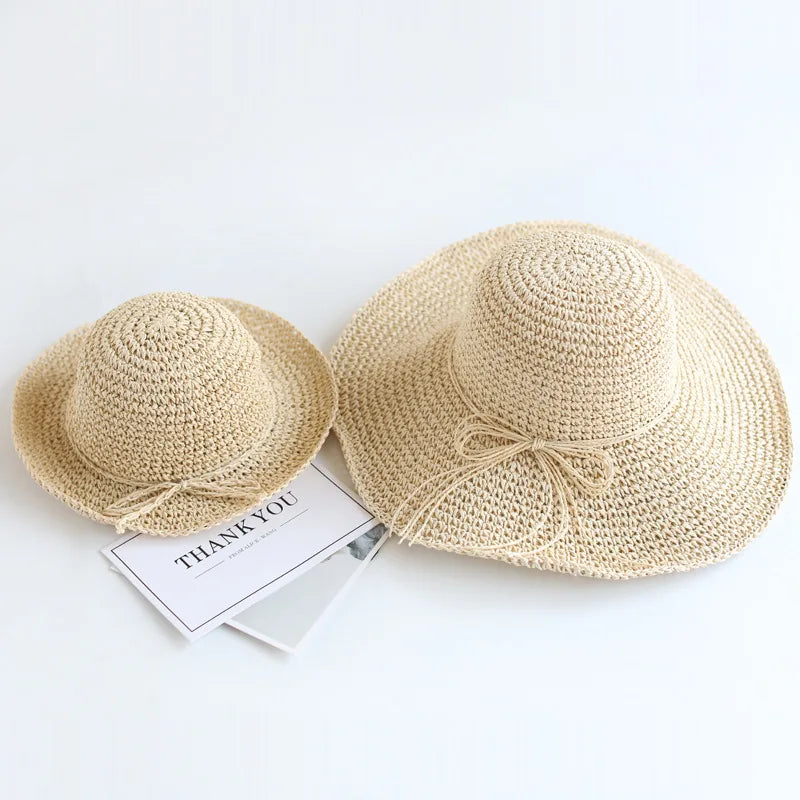 Summer New Parent-child Straw Hat Girl