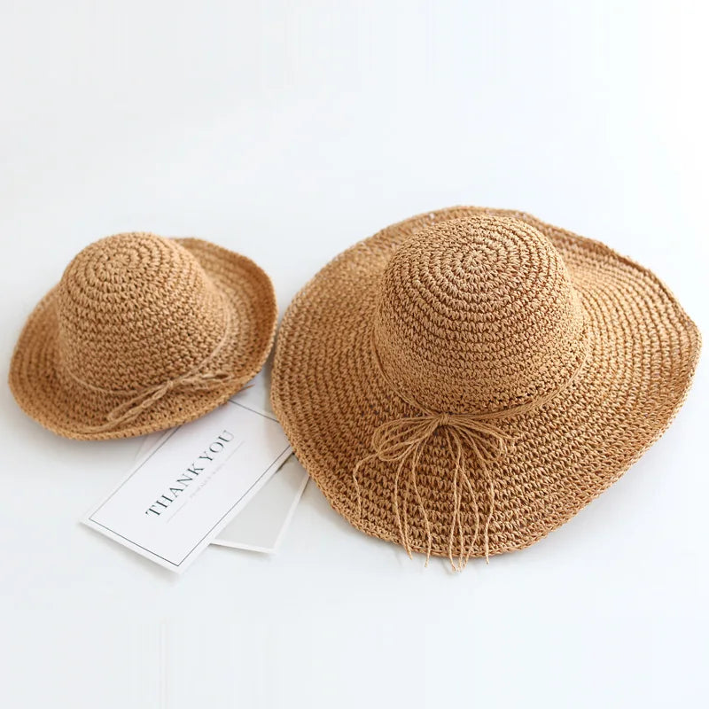 Summer New Parent-child Straw Hat Girl