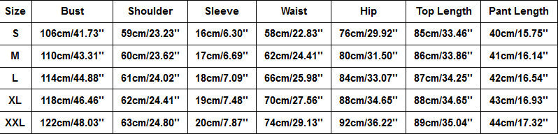 Summer Shorts Suit Fashion Loose Short-sleeved